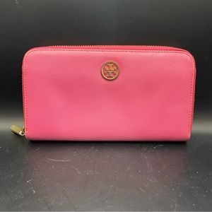 Tory Burch Pink Continental Wallet
